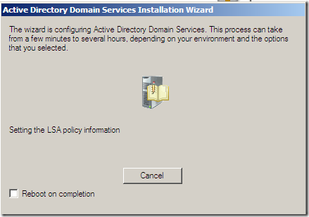active directory installing