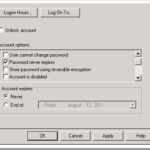 Domain Password Change Policy In Windows 2008