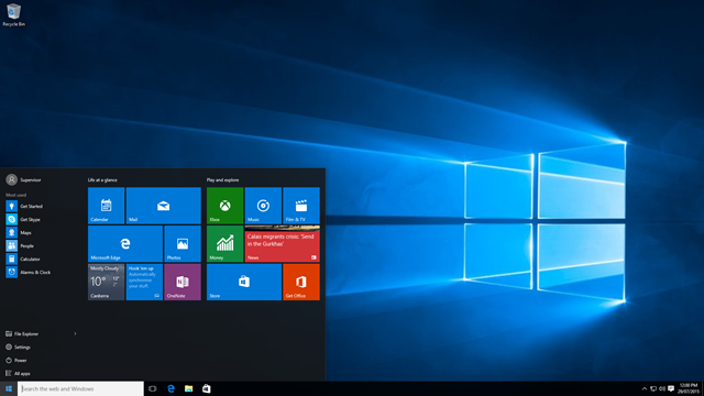 Windows 10 Desktop