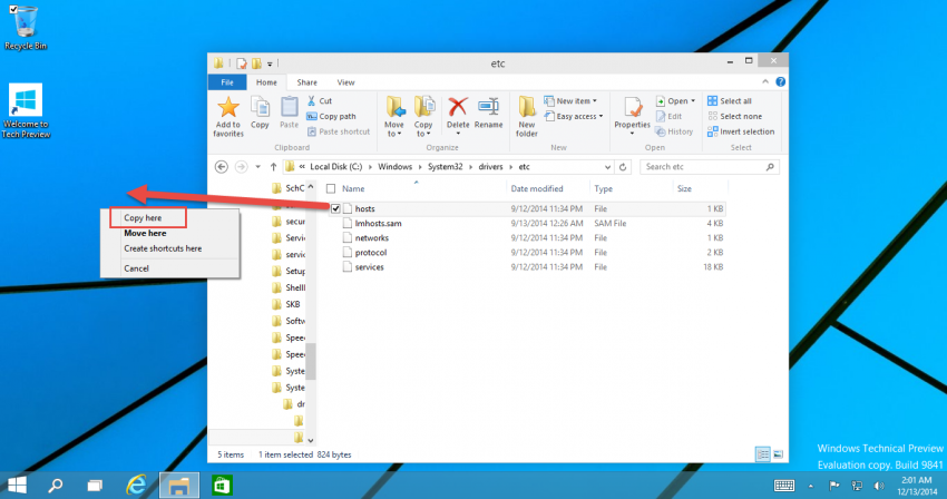 windows 10 ignores hosts file