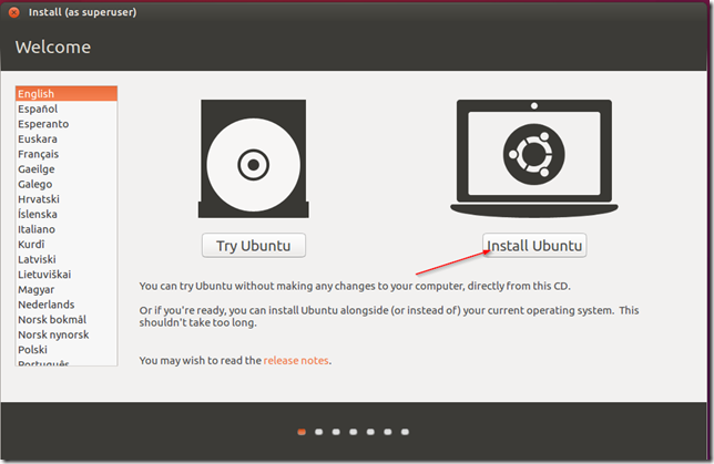 install ubuntu