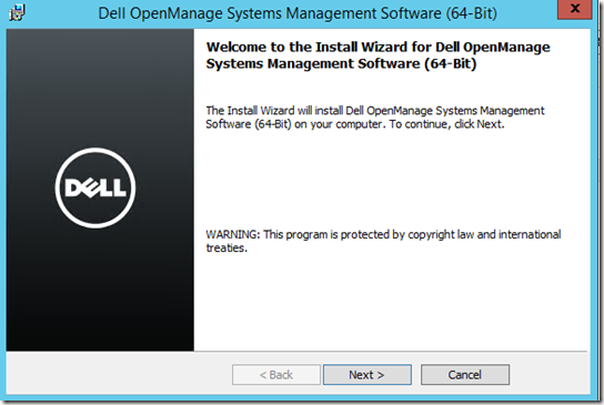Install Dell OpenManage