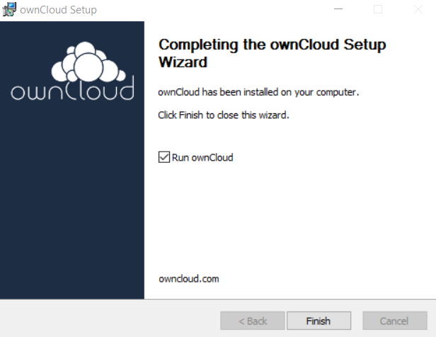 Run ownCloud 