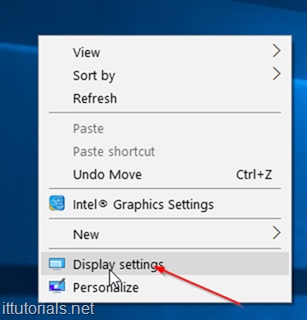 display settings