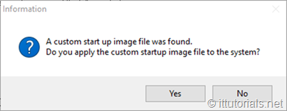 custom image detected prompt