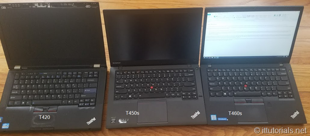 T420, T450s and T460s Laptops