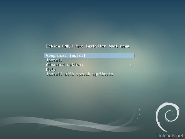 Debian Welcome Screen