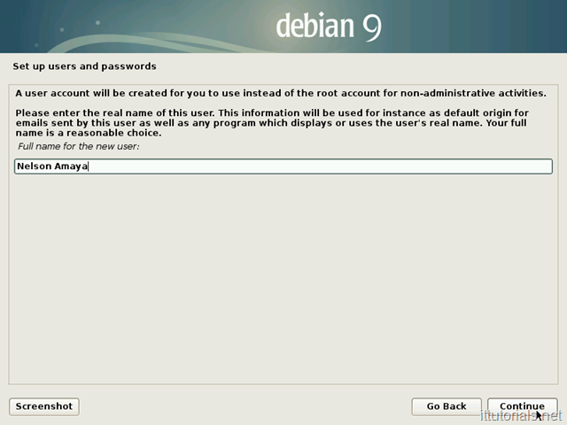 Debian - Full Name