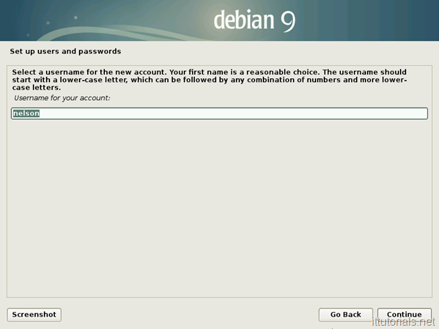 Debian - choose name