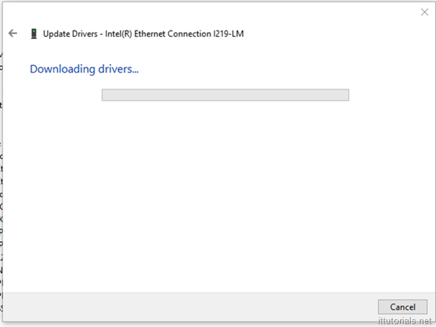 downloading driver window